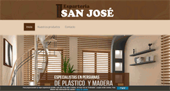 Desktop Screenshot of esparteriasanjose.com